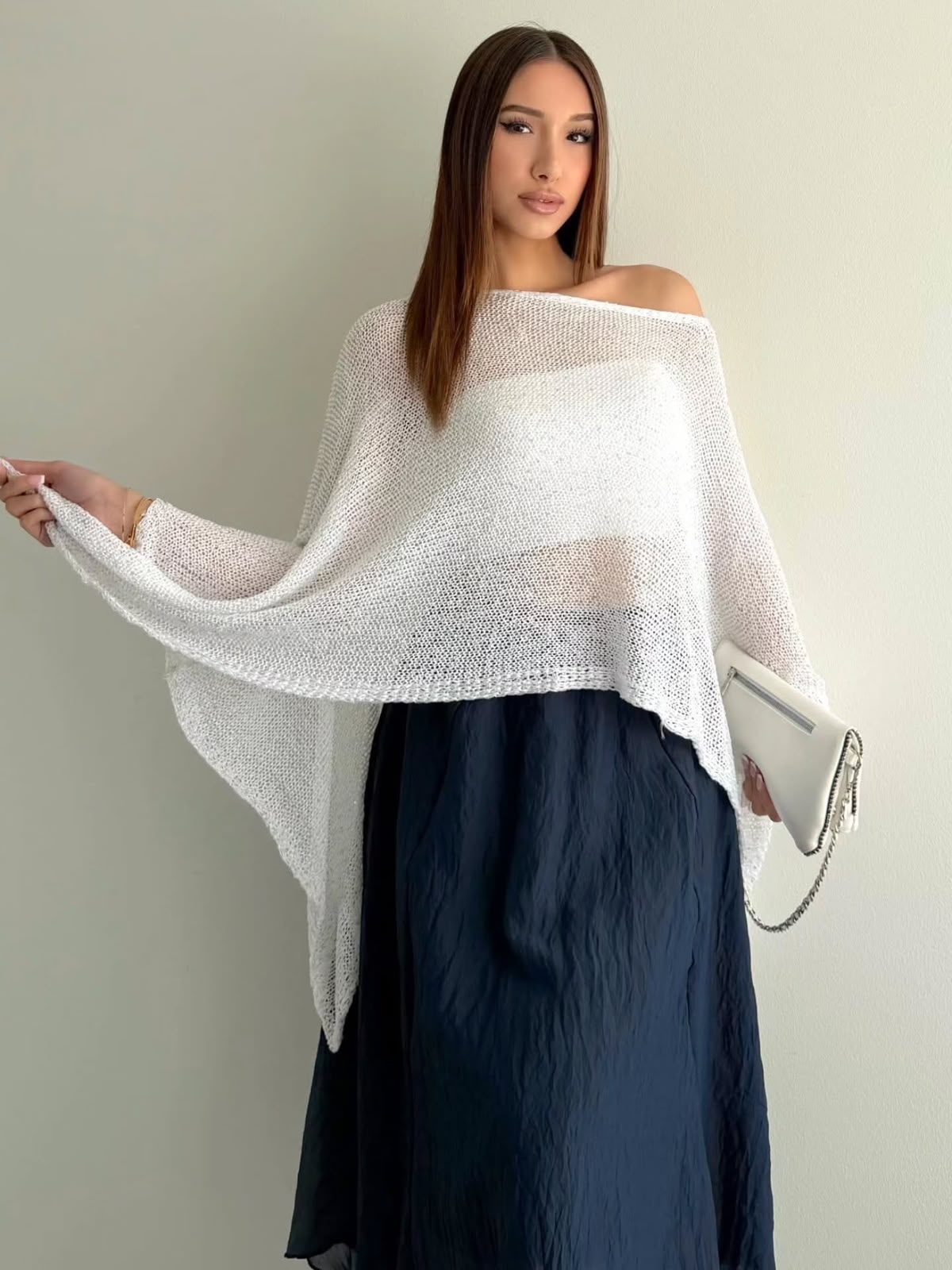 Shimmer Poncho
